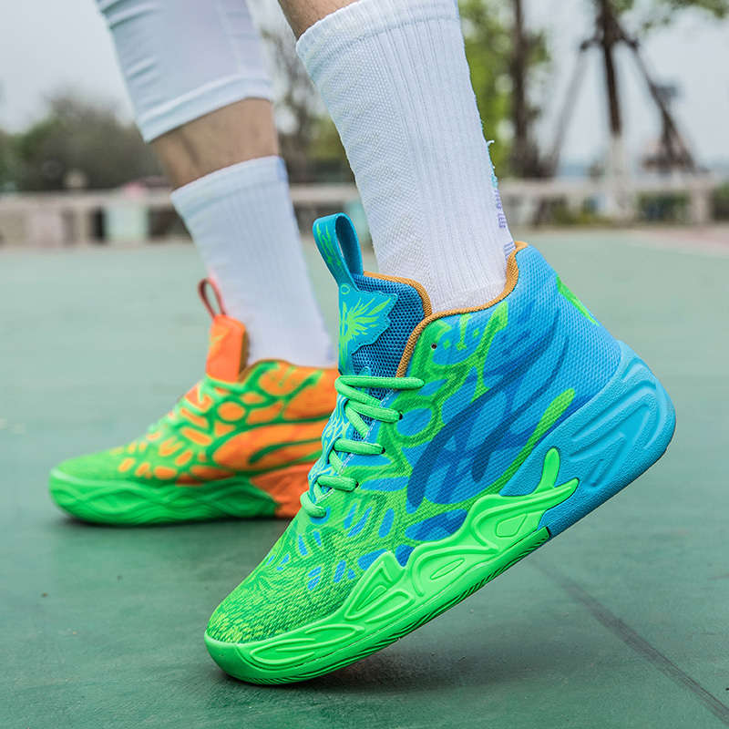 Basketball Shoes Color Mandarin Duckorange  Orchid Sizeuk 5