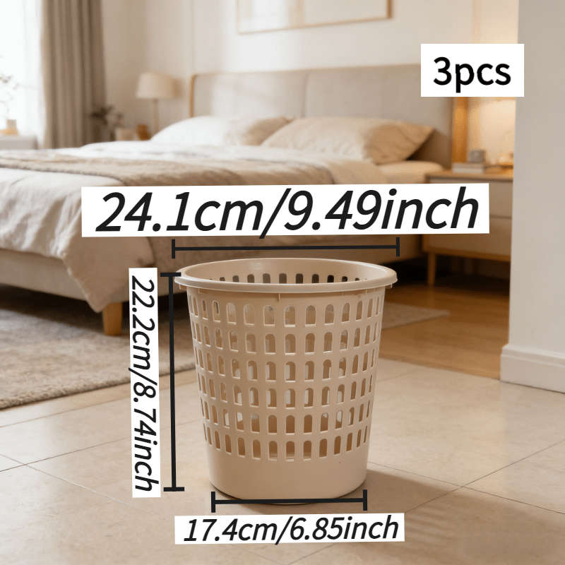 Garbage Can Color Apple Green Quantity3Pcs