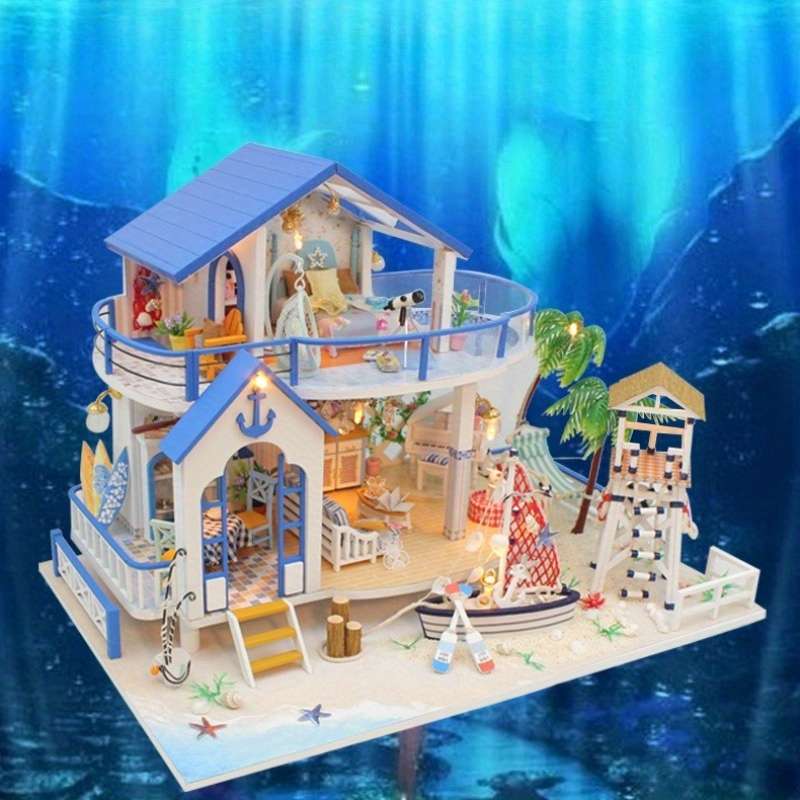 3D Building Model Puzzle Set Model 13844