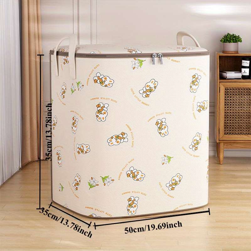 Trend Extra Large Capacity Quilt Clothes Storage Bag Handle Waterproof Moisture