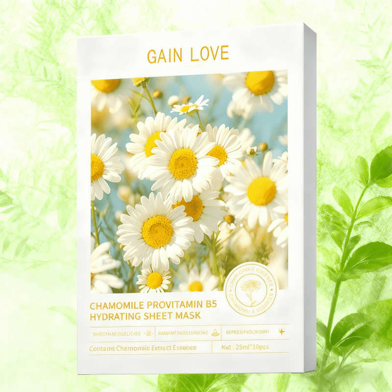 Facial Mask Color Chamomile Vitamin B5 Hydrating Mask