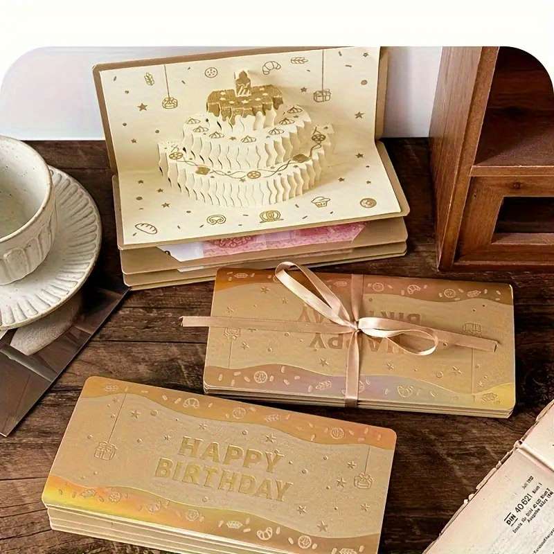 Greeting Cards Items 3D Cash Folding Envelope