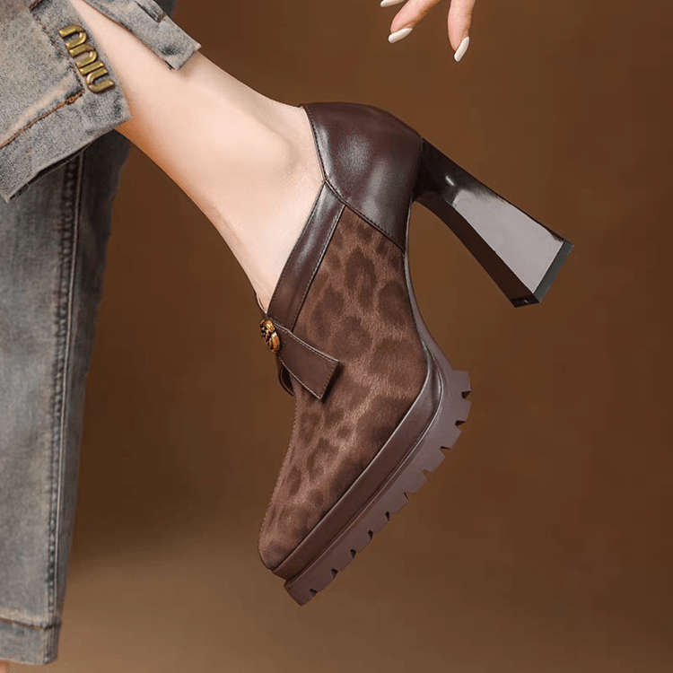 Women S High Heels Color Brown Sizeuk 5