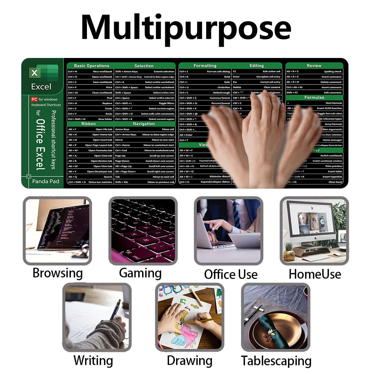 Mouse Pad Color A Size40*90Cm 15.7*35.4 Inches