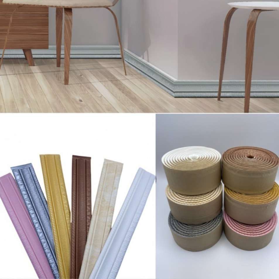 Skirting Board Silvery Size 230*5Cm