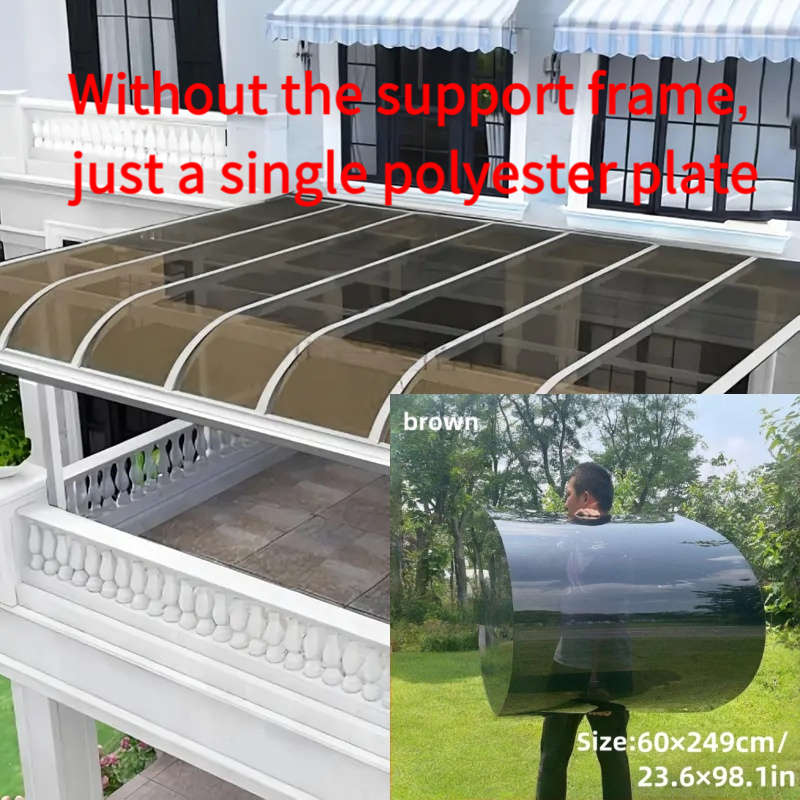 Polycarbonate Sheets Style Tea Color 60249Cm