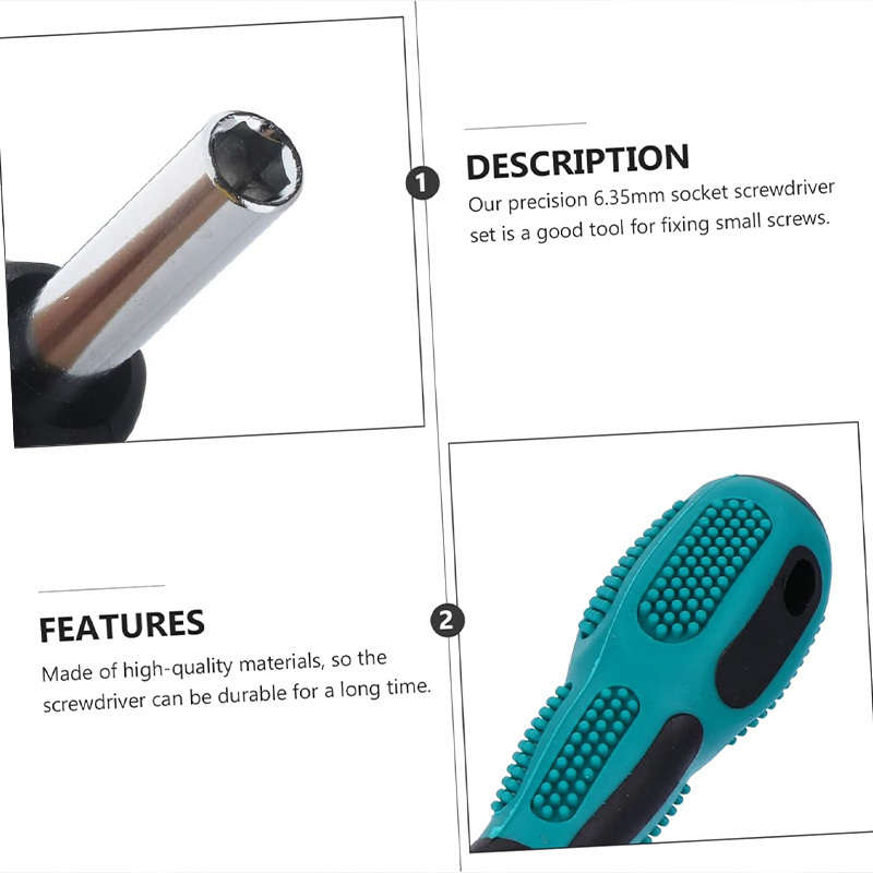 Screwdriver Bit Tool Set Quantity 6 Piece Set