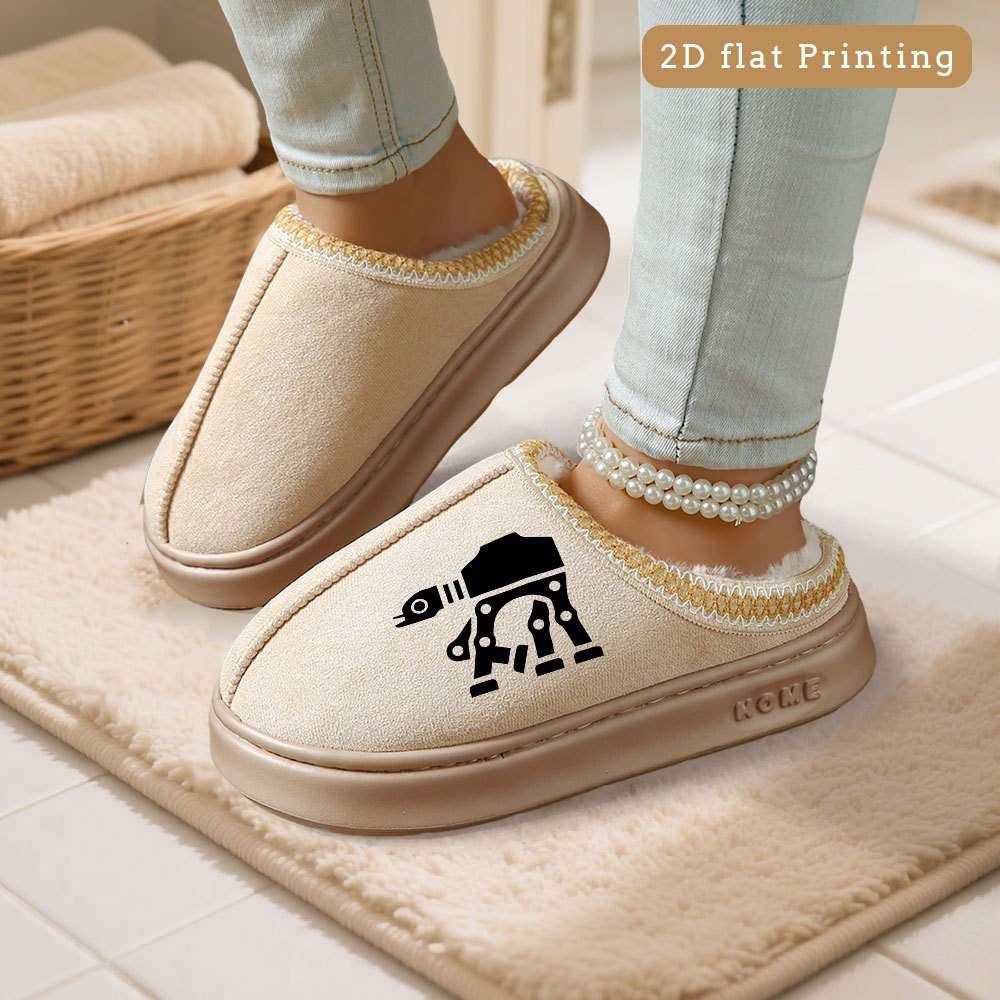 Cotton Slippers Color Beige Sizeuk 7