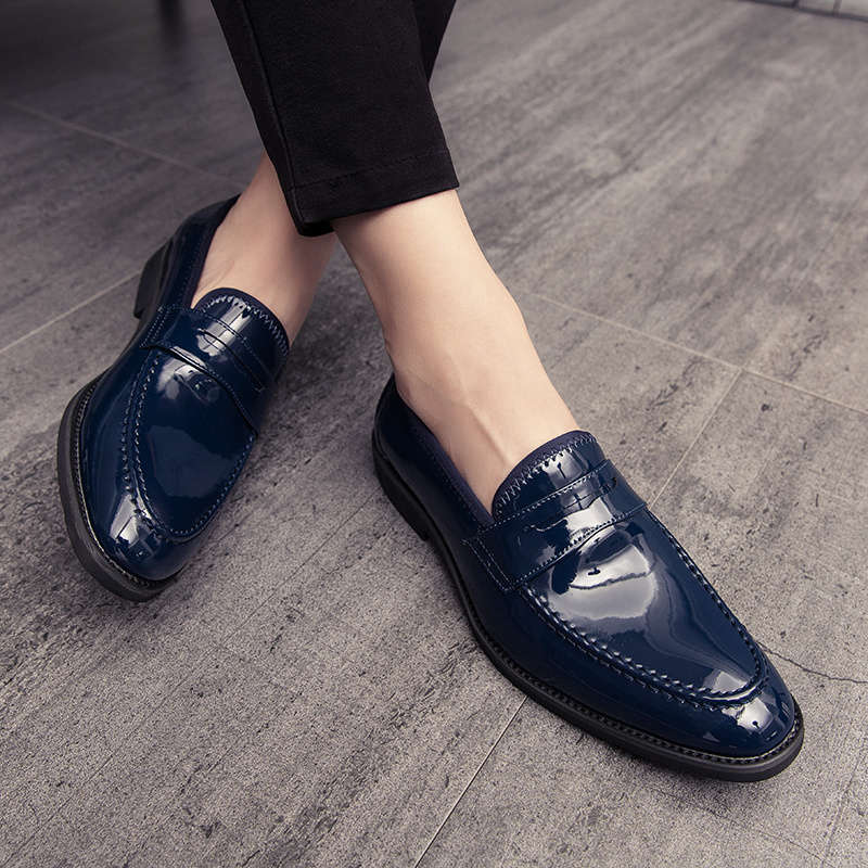 Mens Leather Shoes Color Black Sizeuk 7