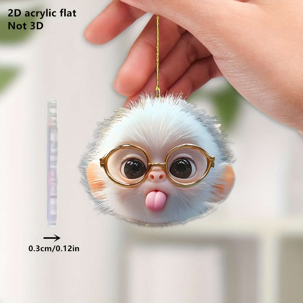 Keychain Ornament Material Acrylic