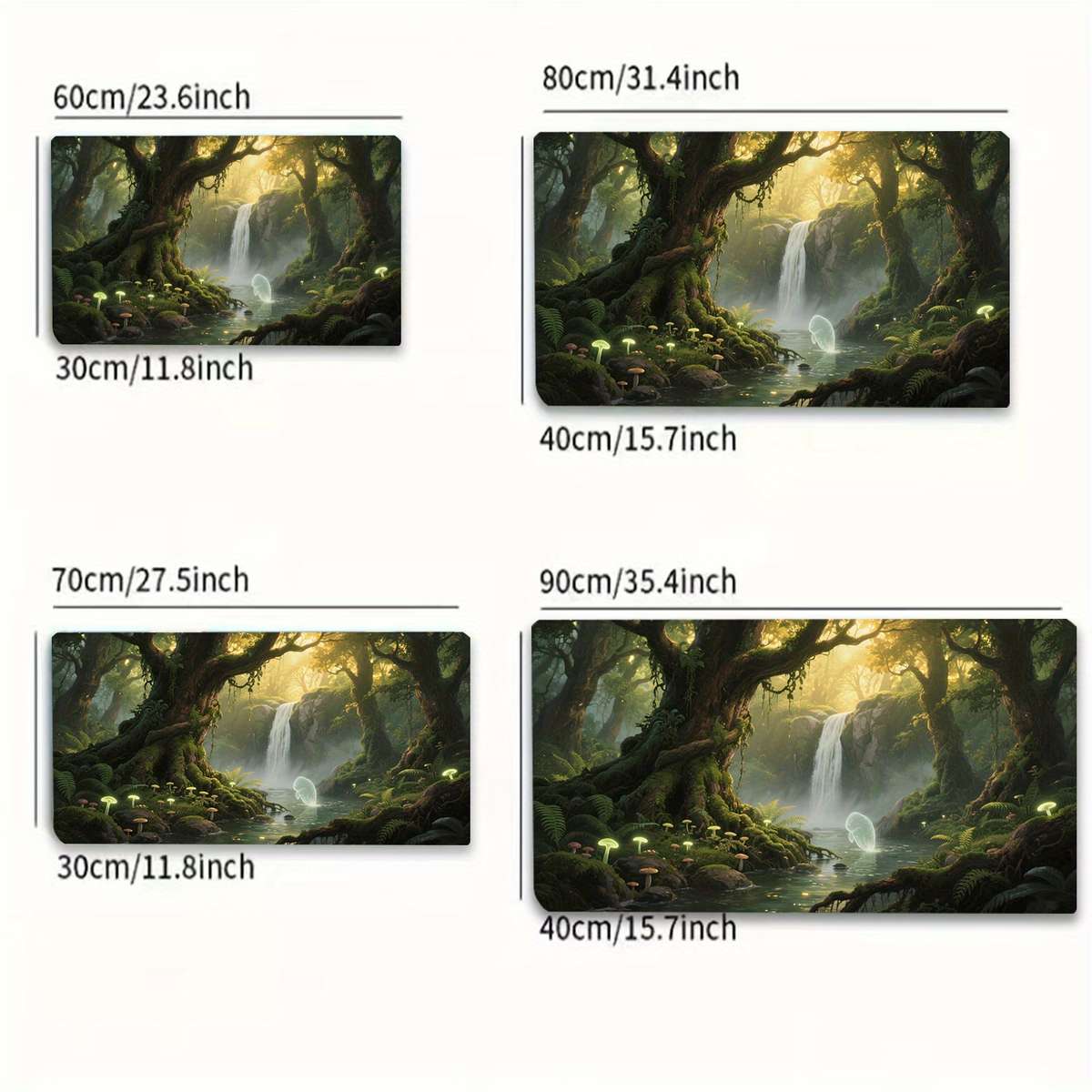 Mouse Pad Size 27.5 X 11.8 Inches 70 X 30 Cm