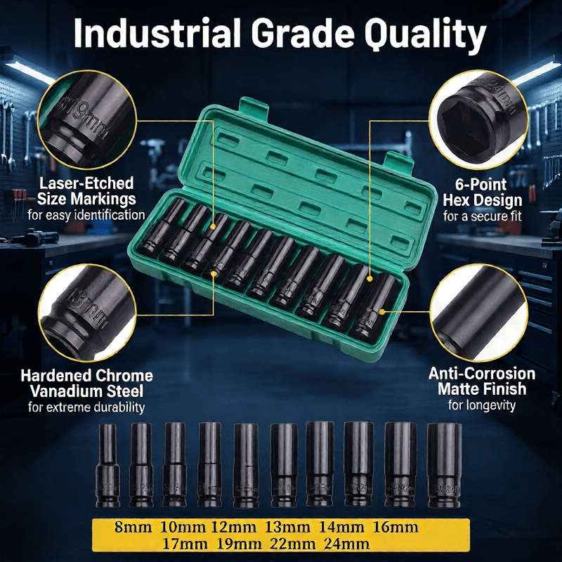 Repair Tools Color 10Pcs Green Box 824Mm Metric