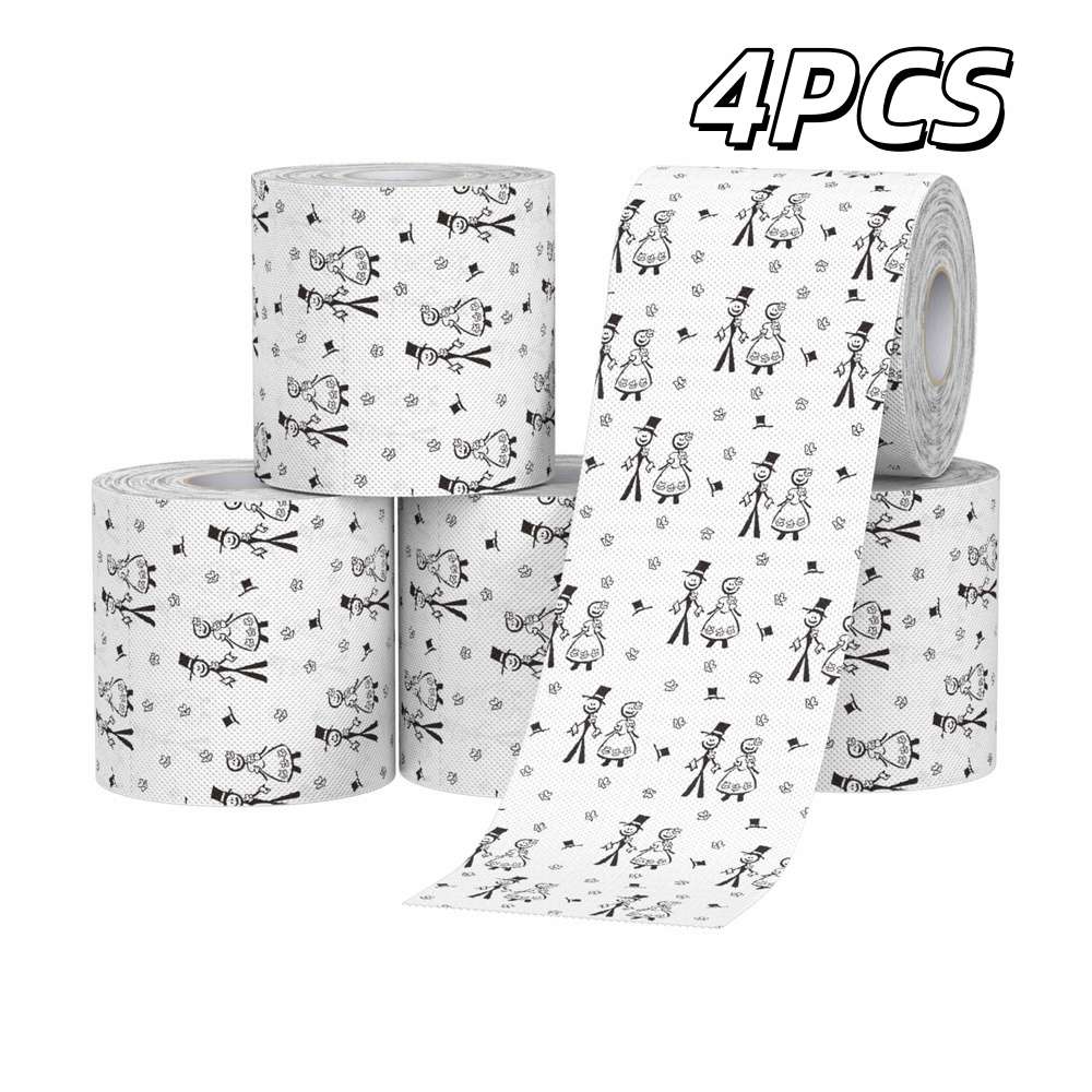 Toilet Paper Items 4Pcs Style 1