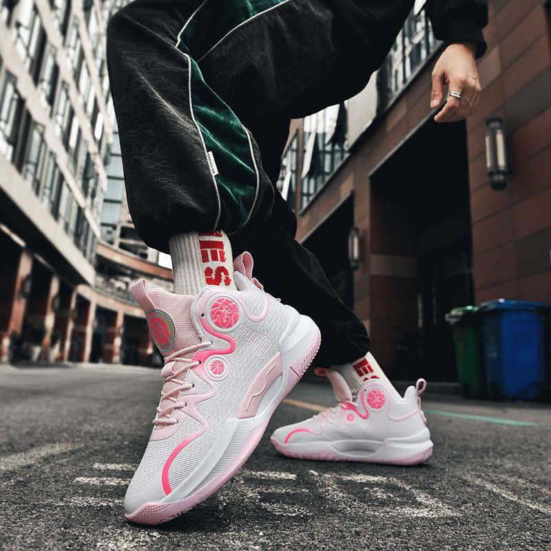 Sneakers White Pink Size Uk 7
