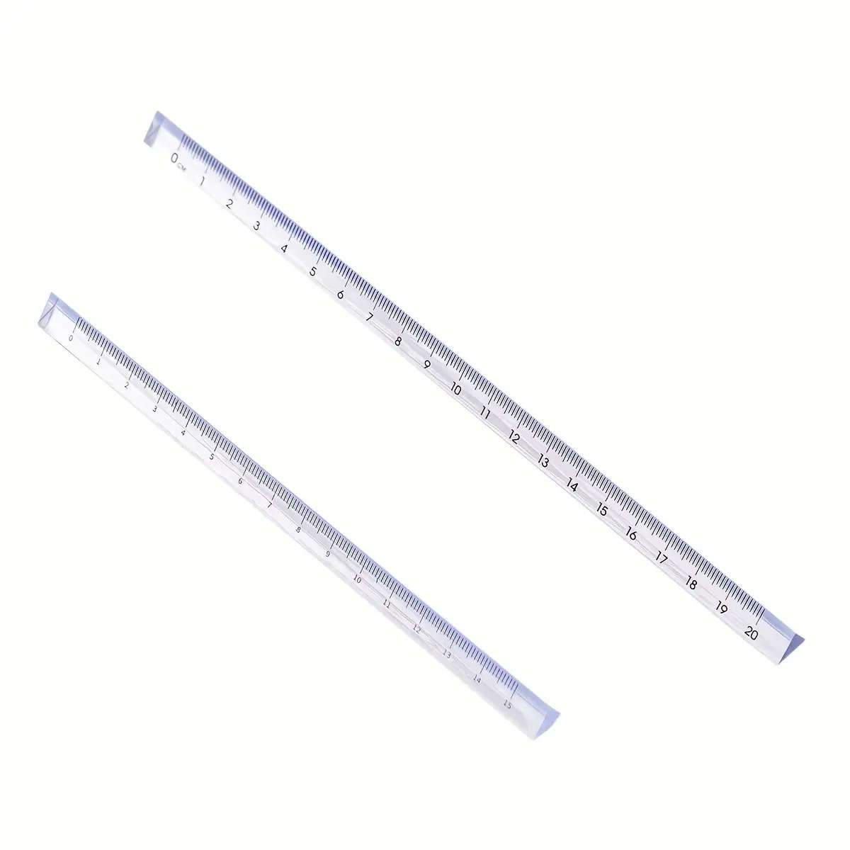 Ruler Model 1 Transparent Plastic Triangle Ruler15Cm