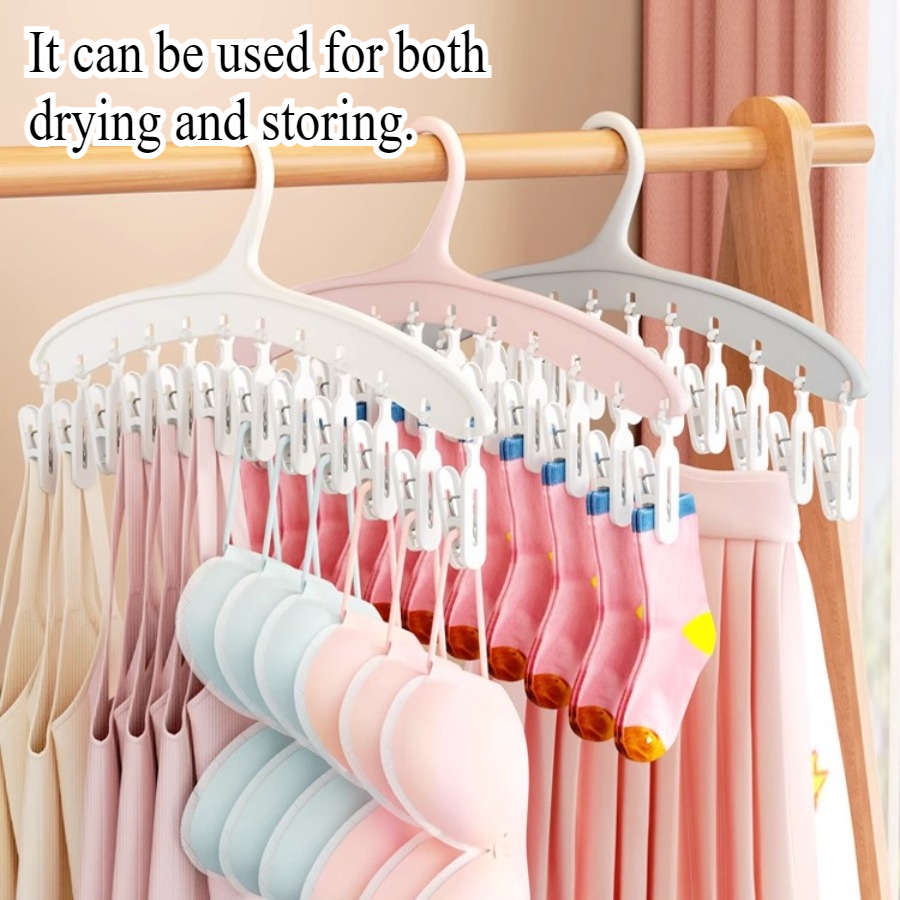 Clothes Rack White Pink Grey Quantity 3Pcs