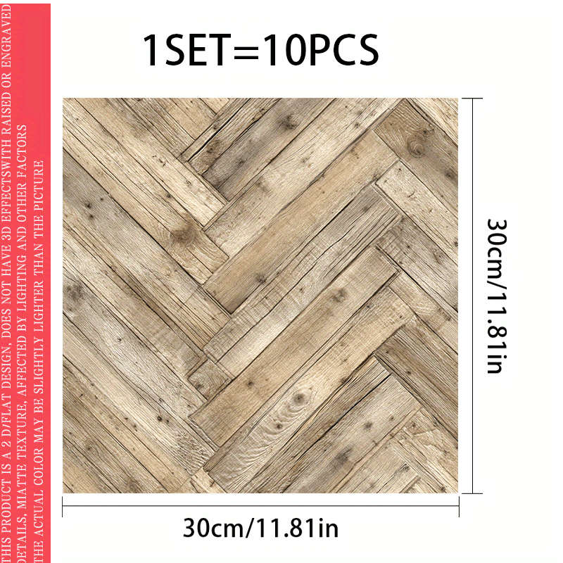 Self Adhesive Floor Stickers 11.81X11.81In30Cm