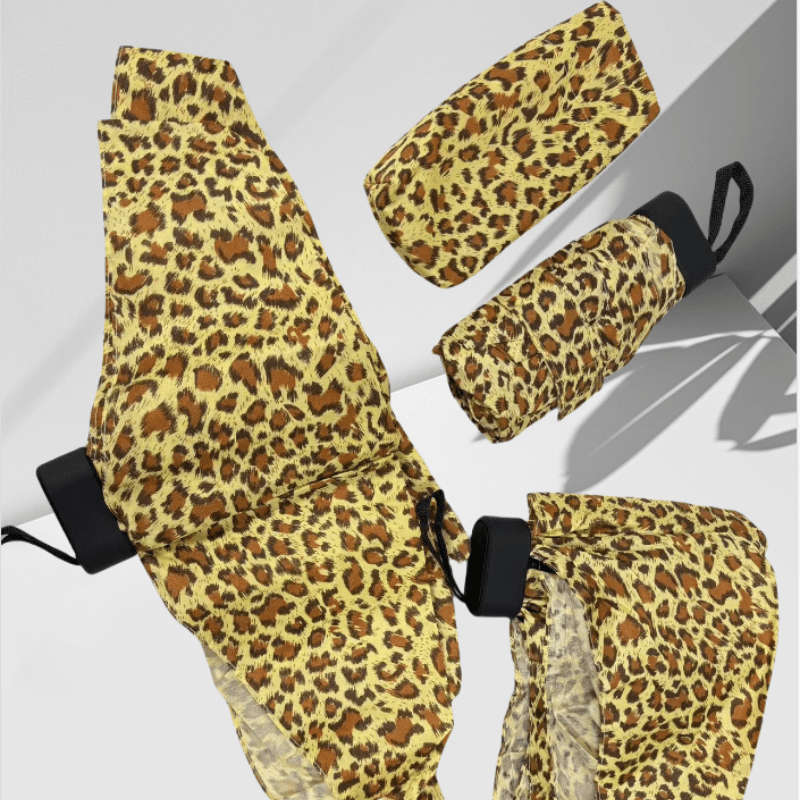 Umbrella Color Leopard Print