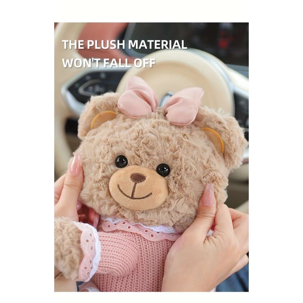 Car Tissue Box Color Pink Bear Items Tissue Box