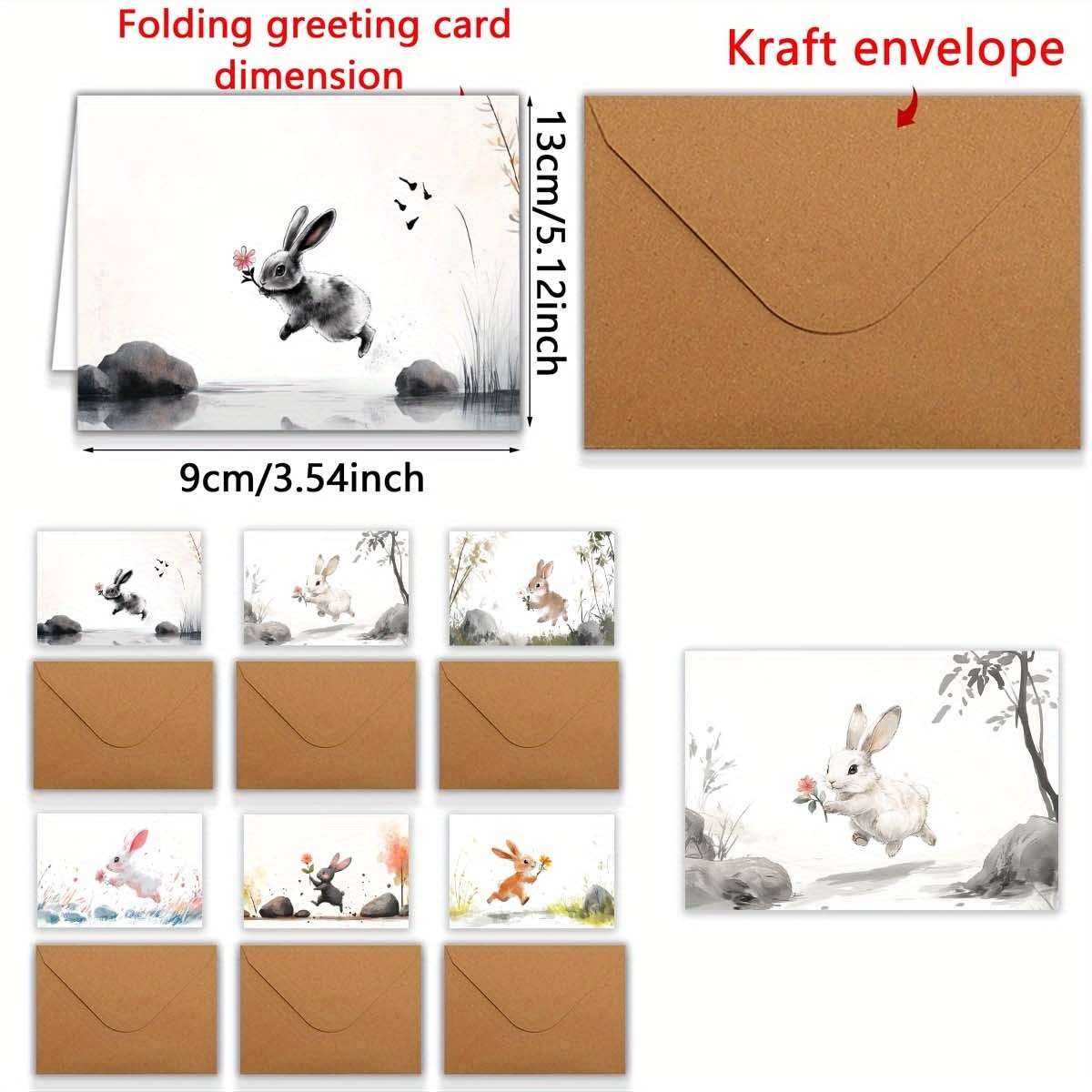 Greeting Cards Quantity 6Pcs