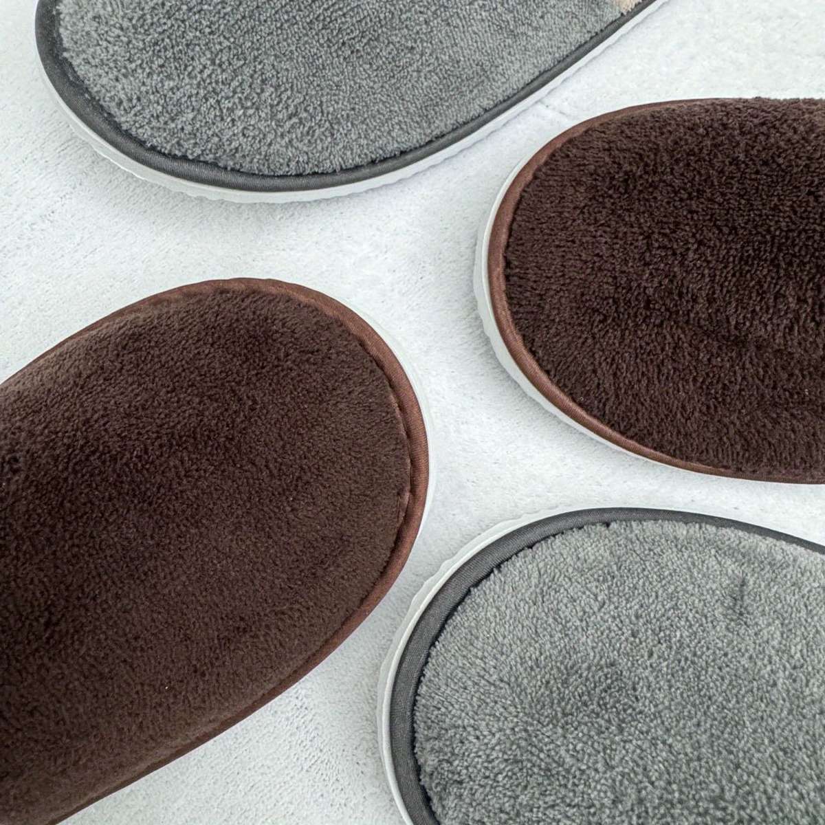Cotton Slippers Color Grey Sizeuk 9.5