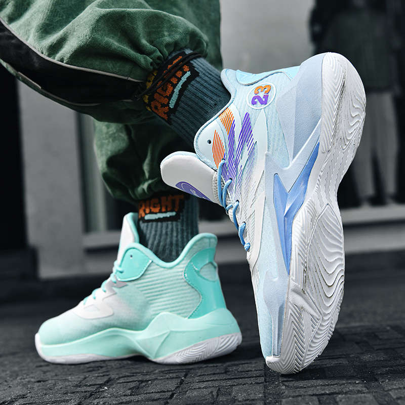 Sneakers White Blue Size Uk 7