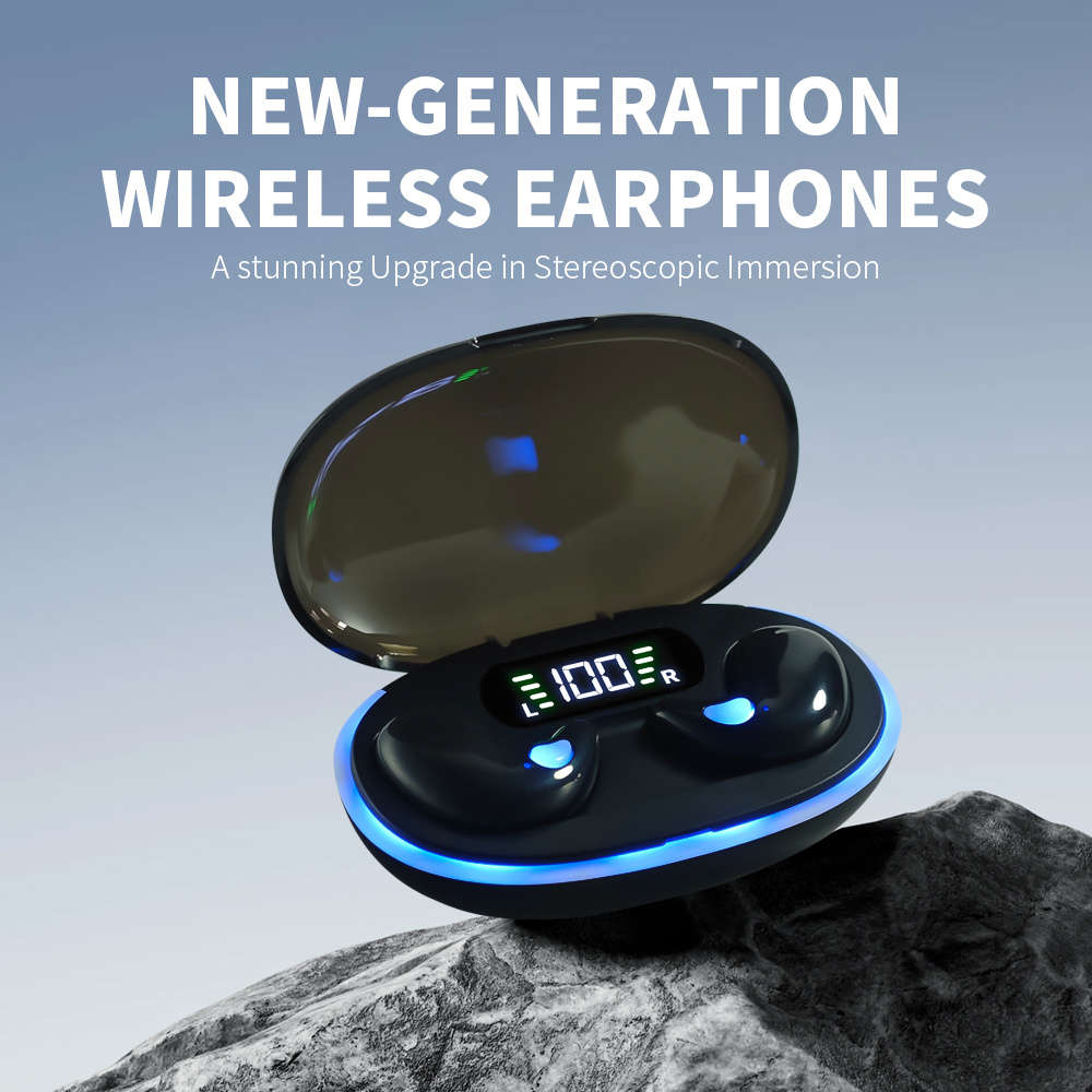 Rechargeable Wireless Earbuds Headphones Headset