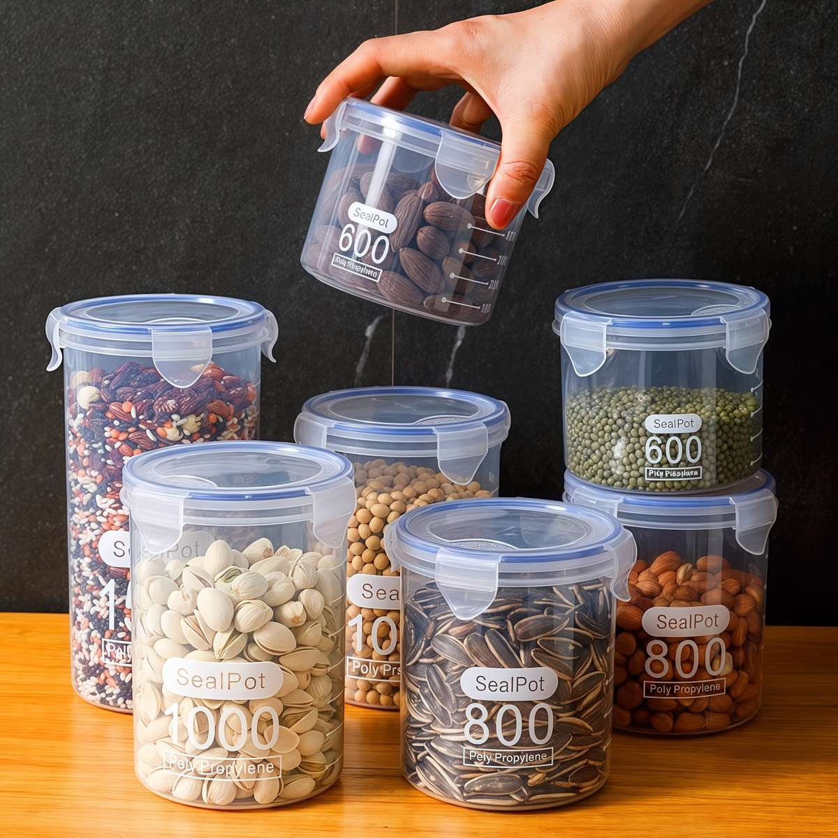 Sealed Jar Size 2Pcs 800Ml2Pcs 1000Ml Quantity4Pcs