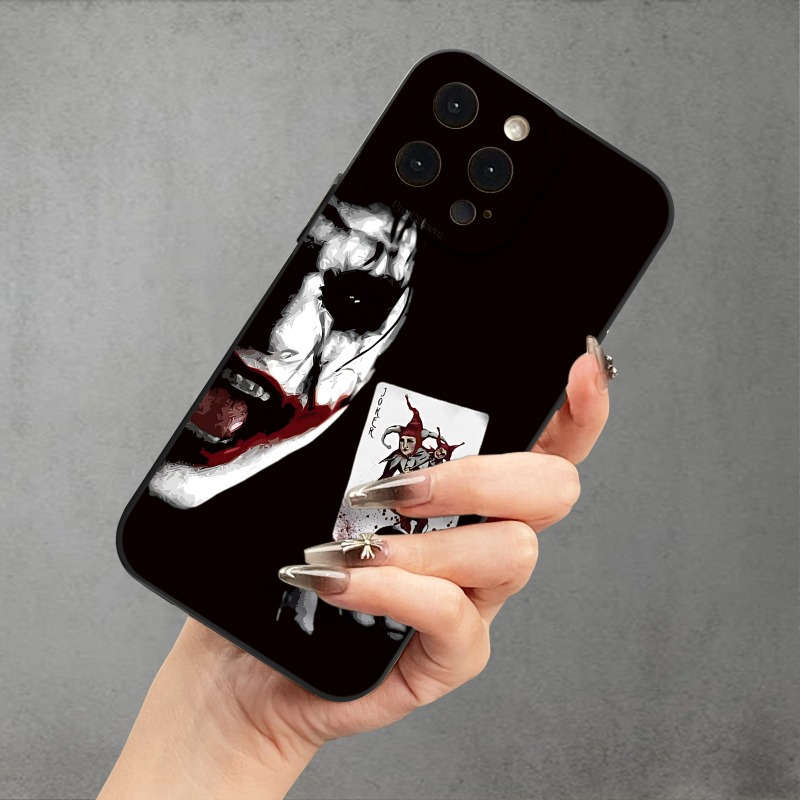Black For iPhone Mr Joker Black Angel Eye Phone Case