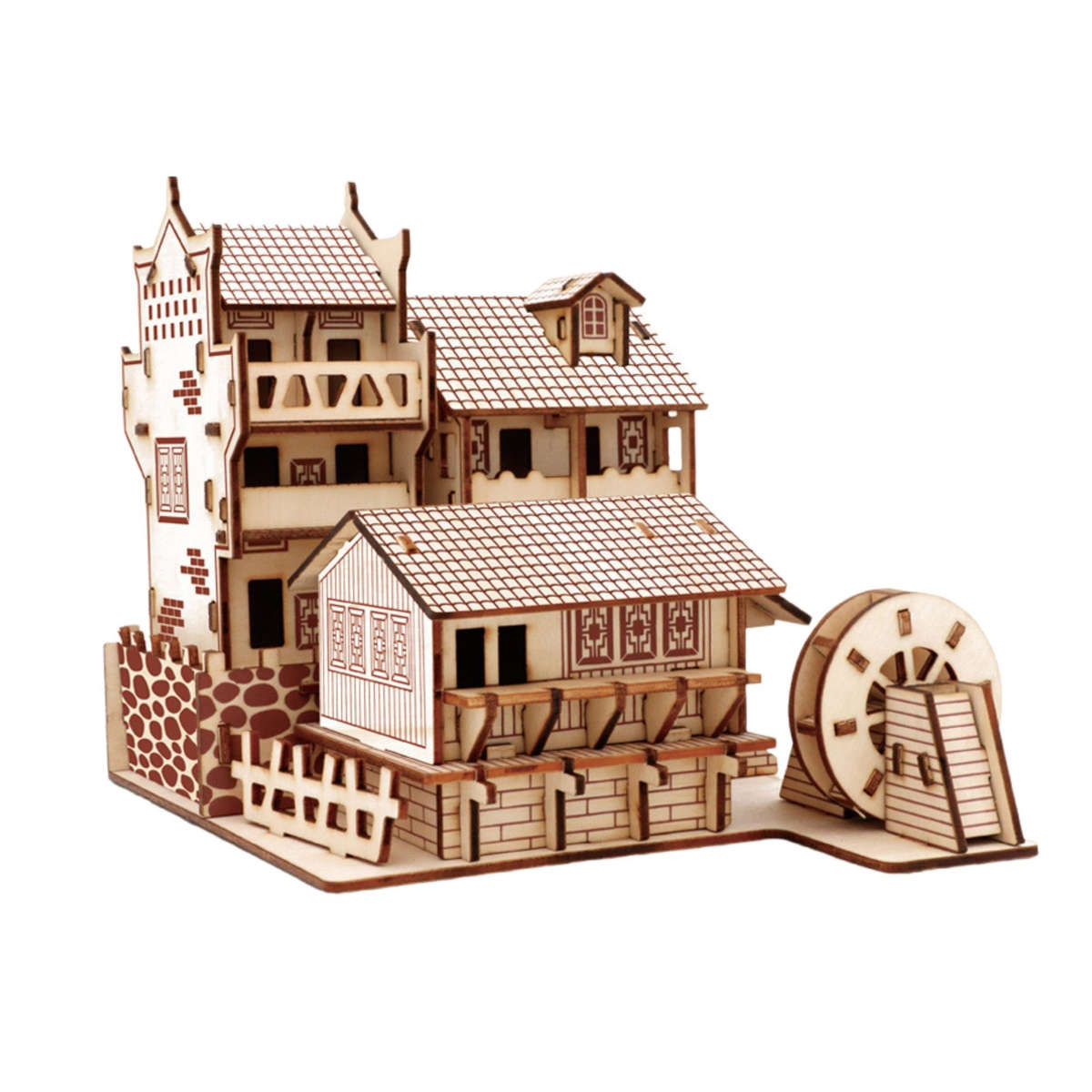 3D Building Model Puzzle Set Model A 1