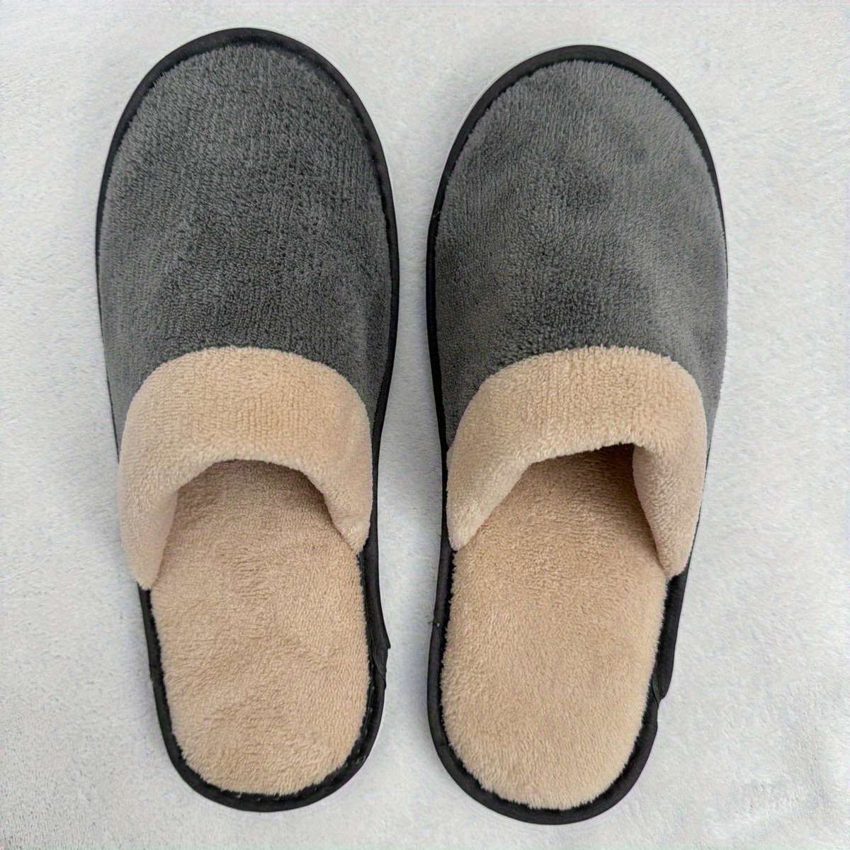Cotton Slippers Color Grey Sizeuk 9.5