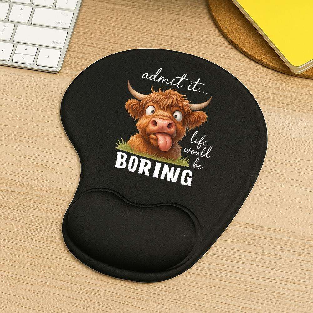 Professional Waterproof Funny Scottish Mouse With Wrist For Laptop Workspace