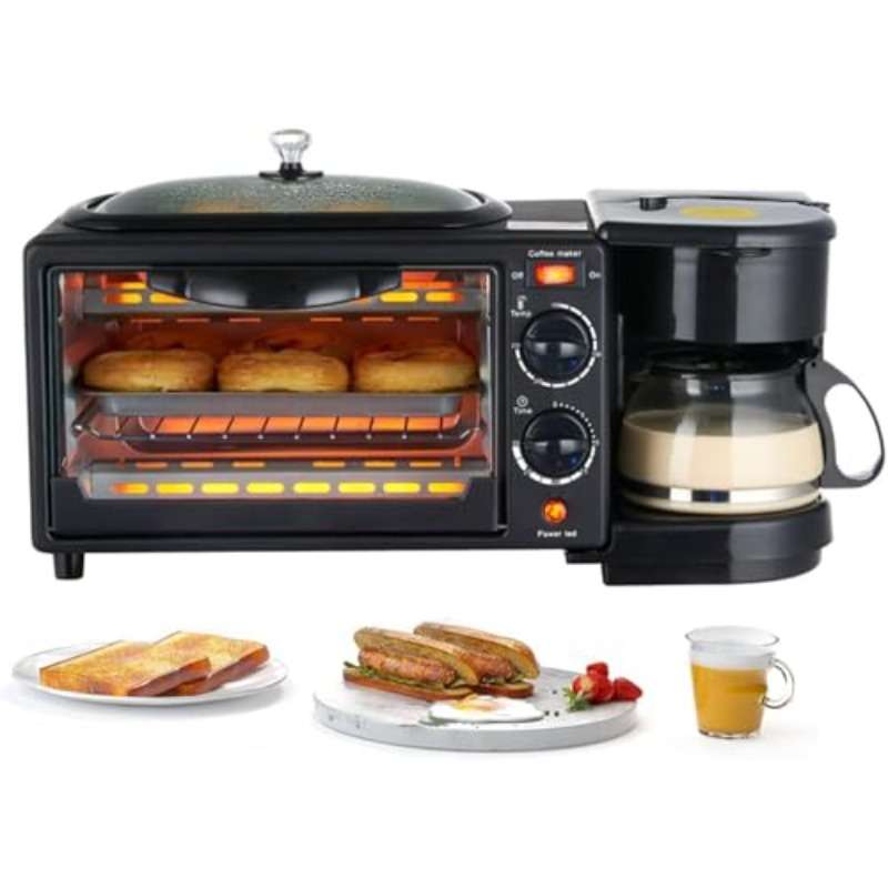 Modern Trade Kite In Breakfast Station With Coffee Maker