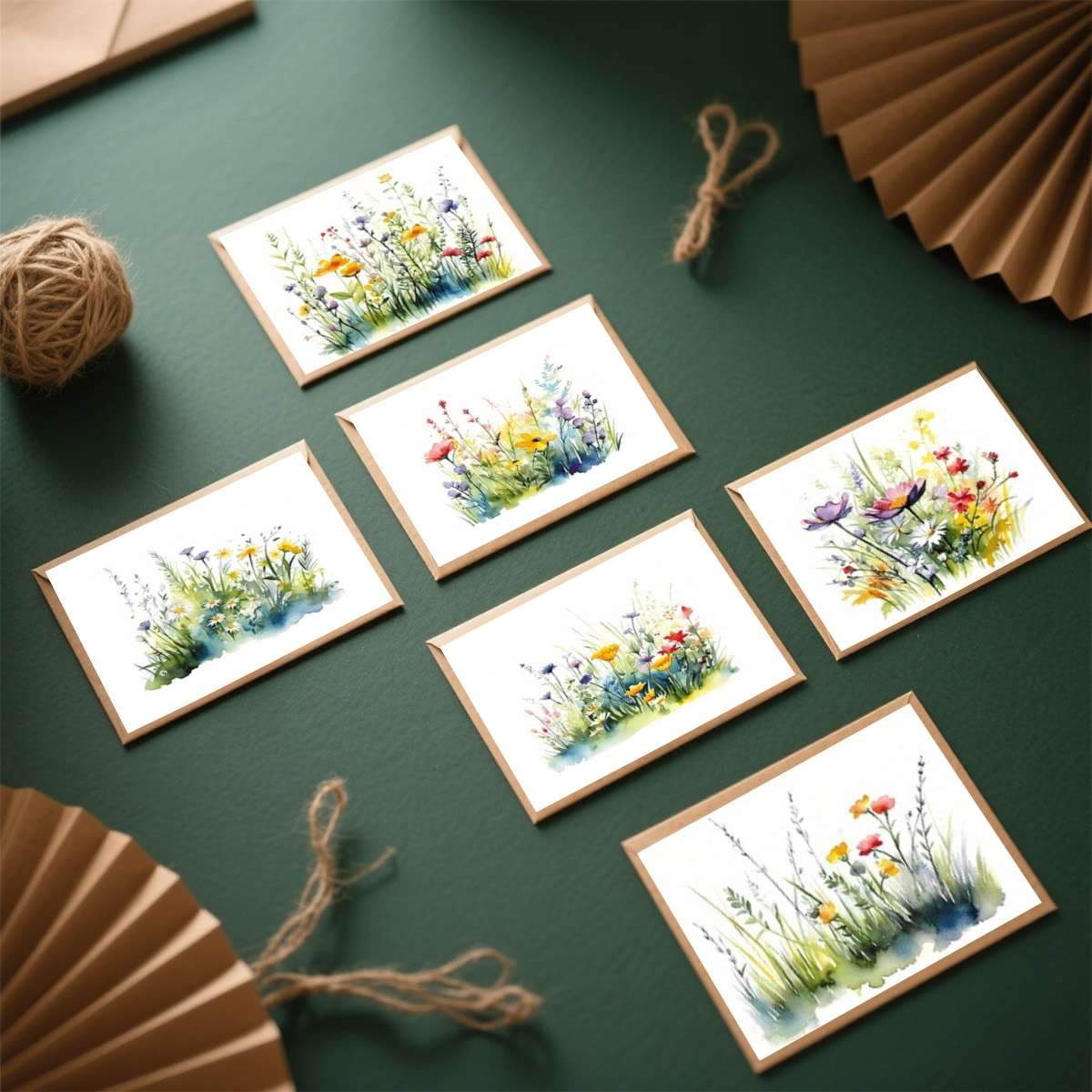 Greeting Cards Quantity 12Pcs