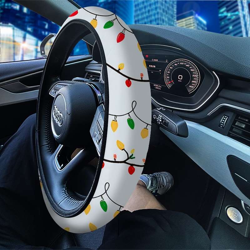 Car Steering Wheel Cover 38X38 Style Digital Printing