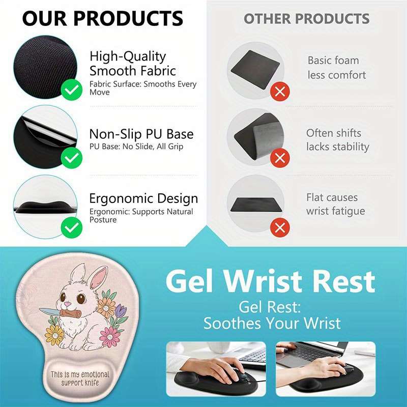 Mouse Pad Color 9.06*7.48Inch23*19Cm