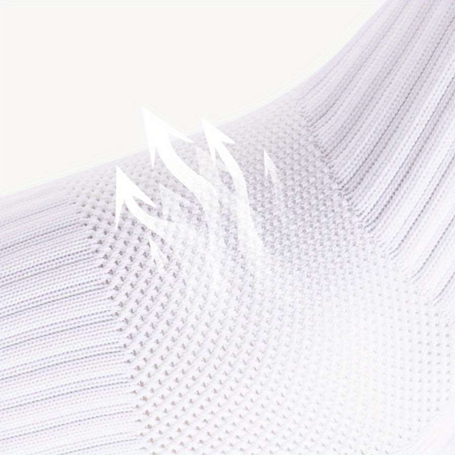 2 Pairs Of White One Size High Elastic Socks