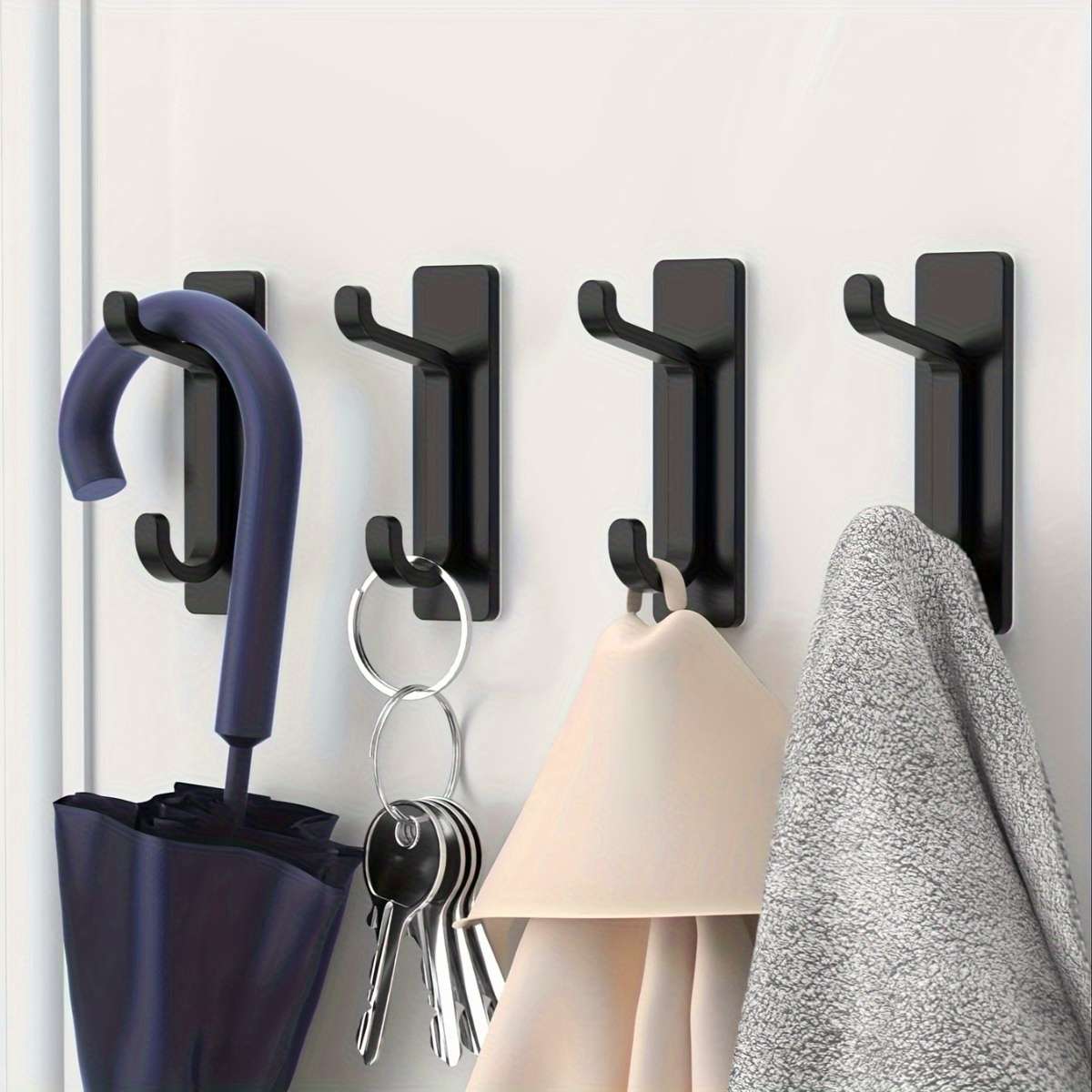 Bathroom Storage Rack Color 5Pcs Black