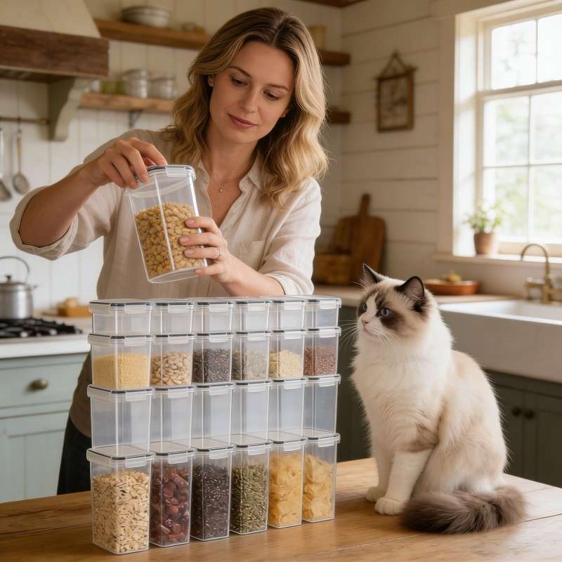 Sealed Jar Applicable People Shiny 16Pc Storage Jar Styledlnnn5714