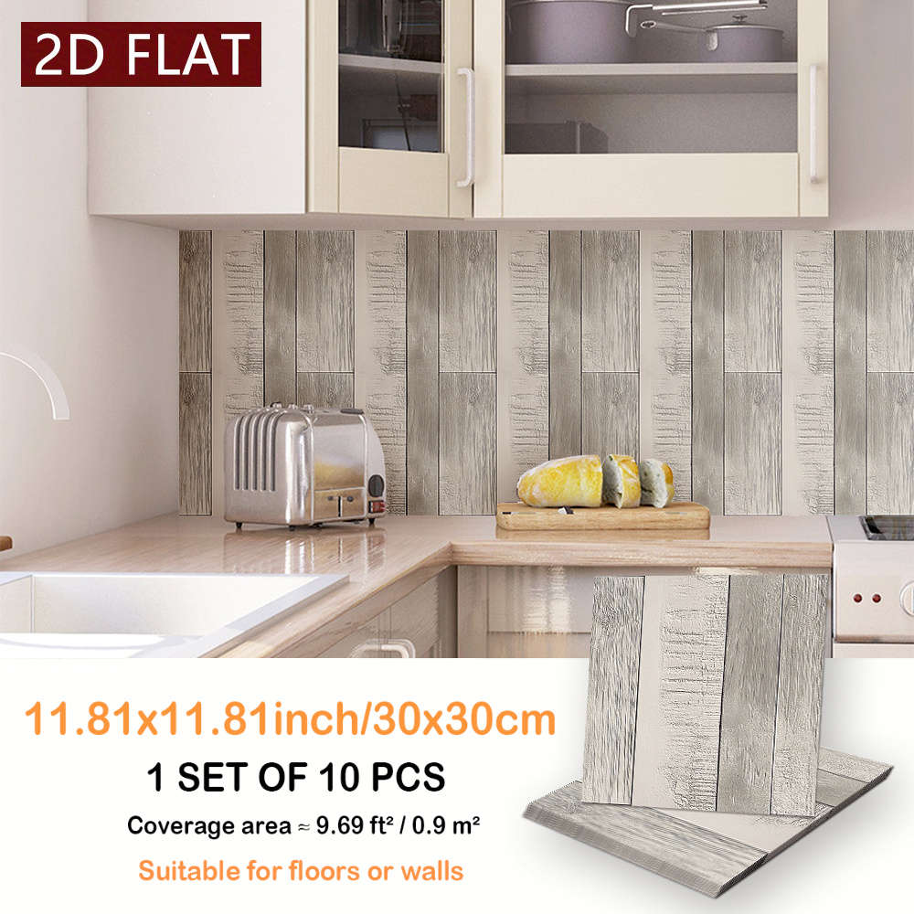 Self Adhesive Floor Stickers 5.91X5.91Inch15X15Cm 10Pcs