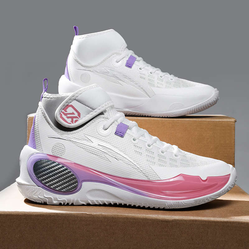 Sneakers White Pink Size Uk 7
