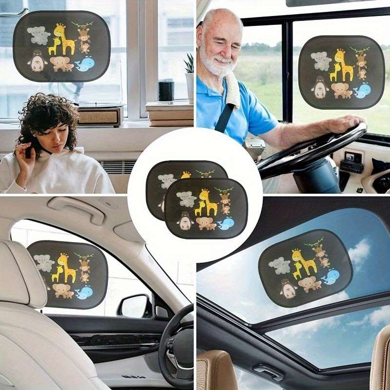 Car Sun Shades Style Animal Pattern
