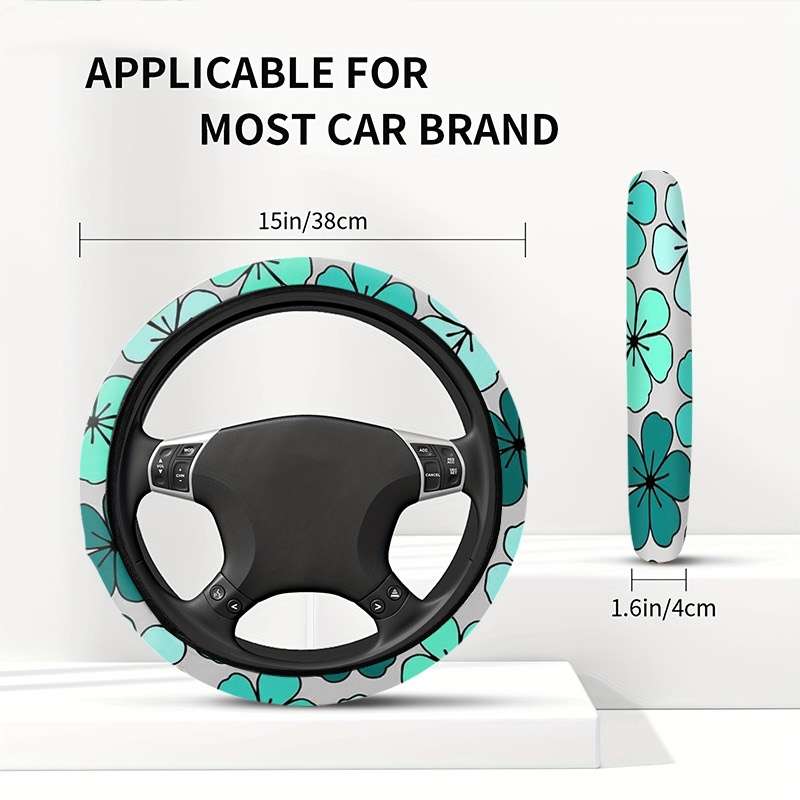 Car Steering Wheel Cover 38X38 Style Digital Printing