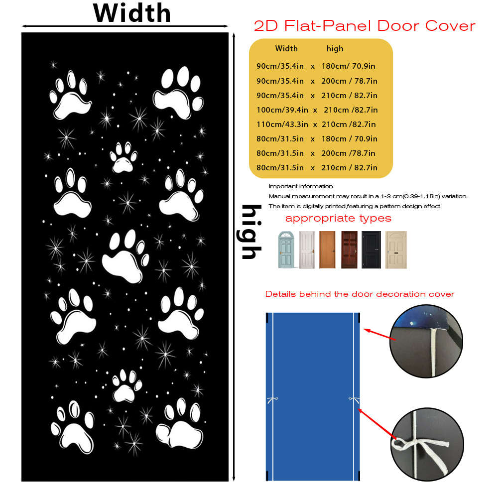Door Curtain Size 100X210Cm