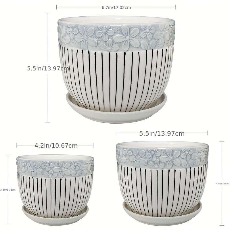 Flowerpot Color 3 Piece Set
