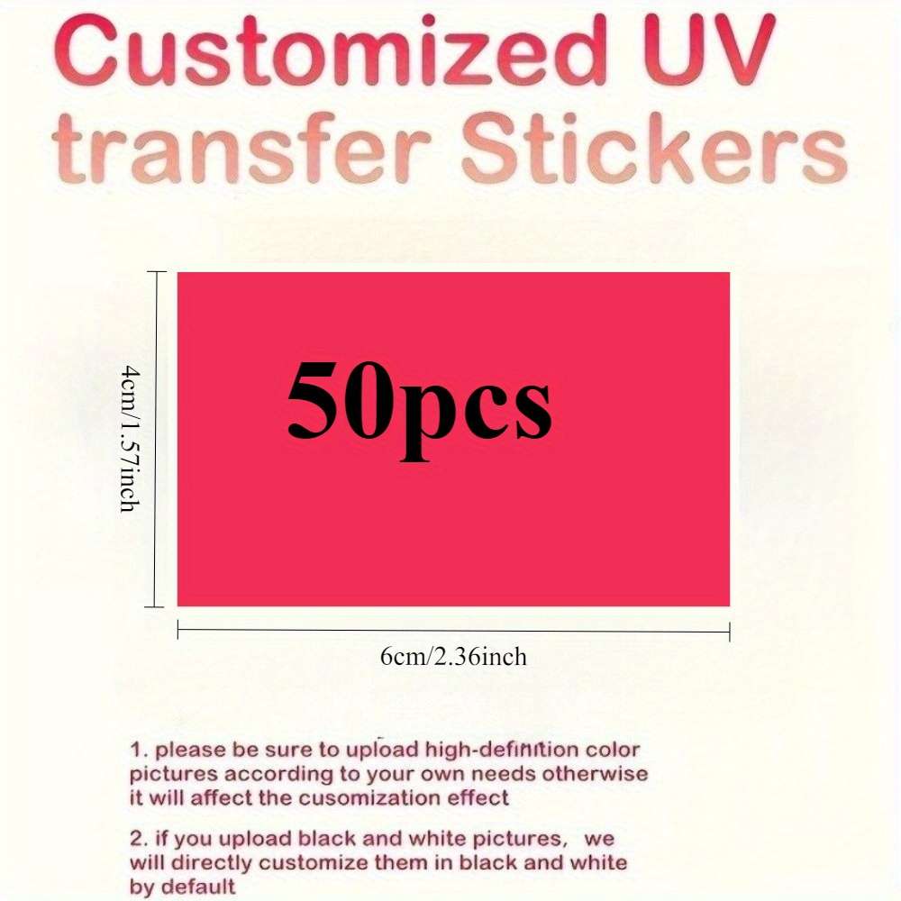 Window Stickers Color Rectangular 4*6Cm1.57*2.36Inch Size50Pcs
