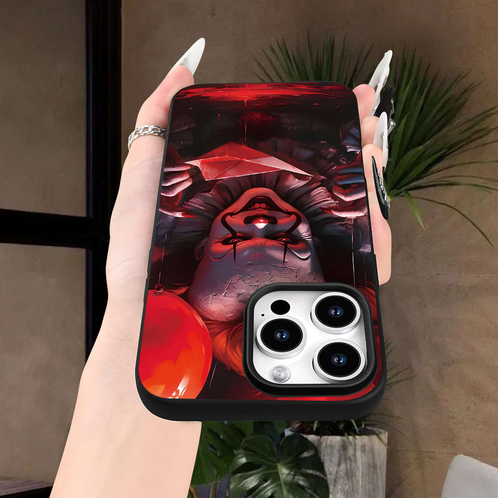 1Pc Black For iPhone 15 Pro Unique Fashion Phone Case