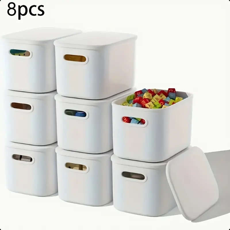 Storage And Organizationcolor 8 Packs  White