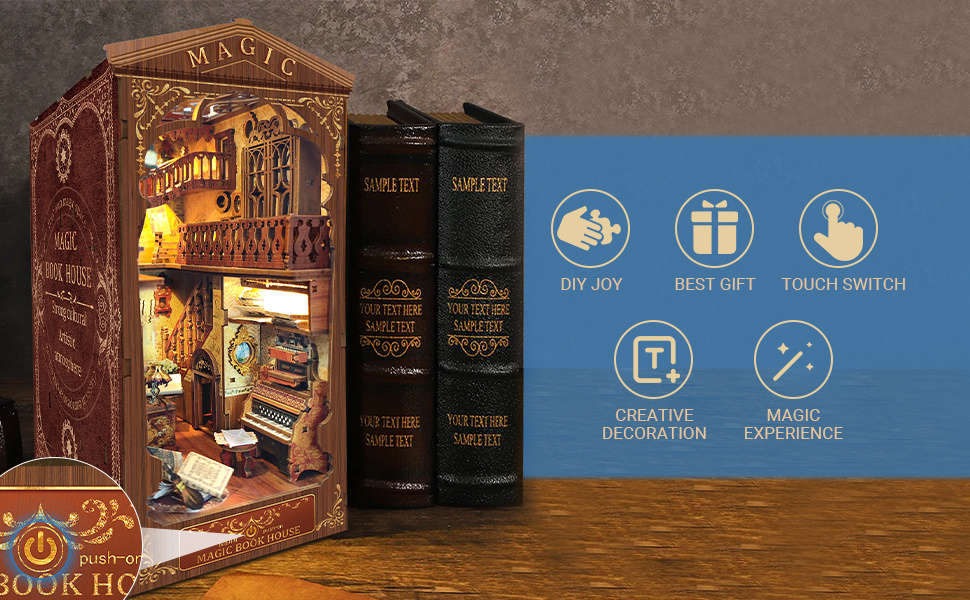 3D Model Desktop Ornament Color Magic Bookstore