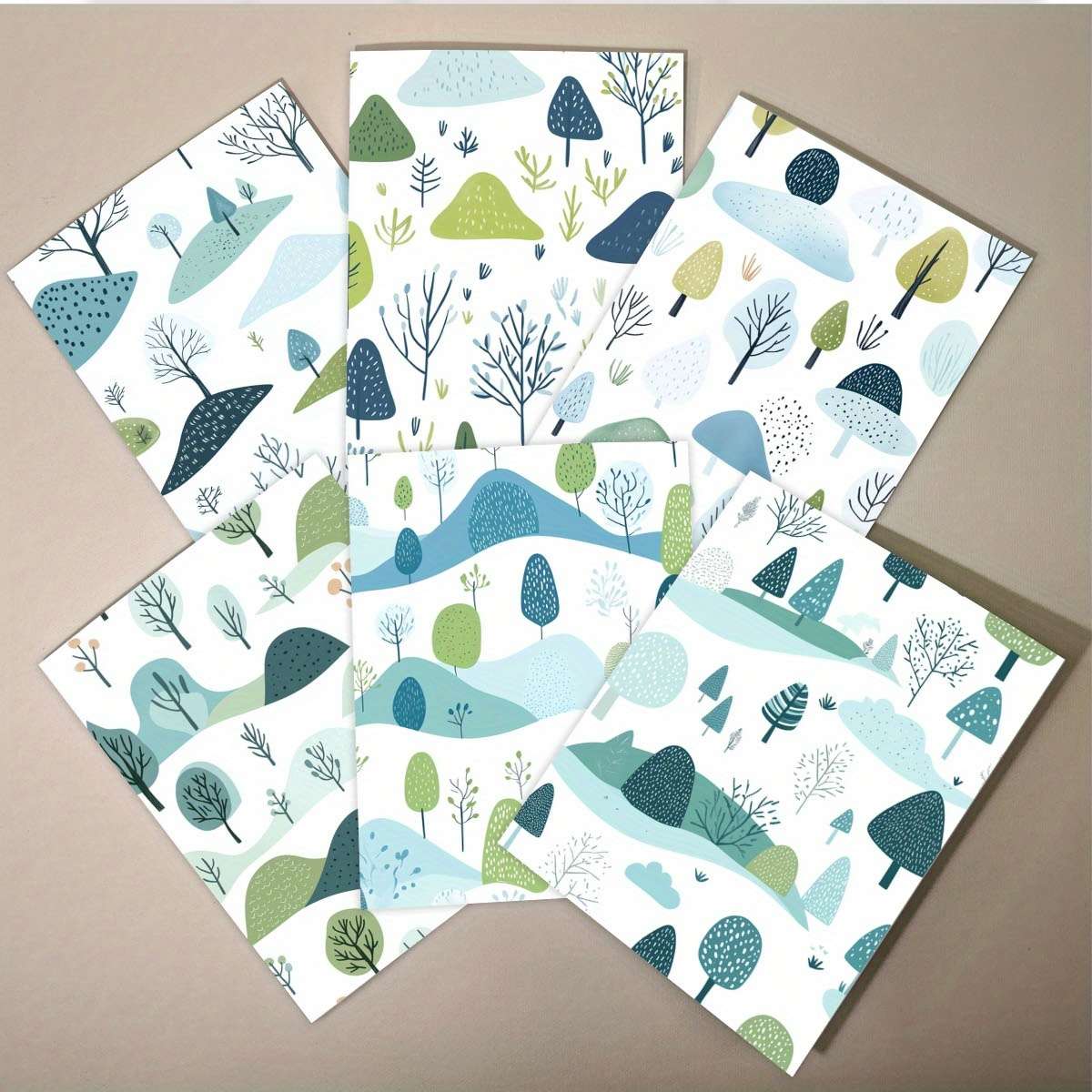 Greeting Cards Quantity 6Pcs